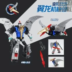 Black Mamba H6002-4B Raptor Slash & H6002-7B Robot Force Volcanicus Oversized Combiner Set Of 6 -Show.Z Store c9c6a36d1b