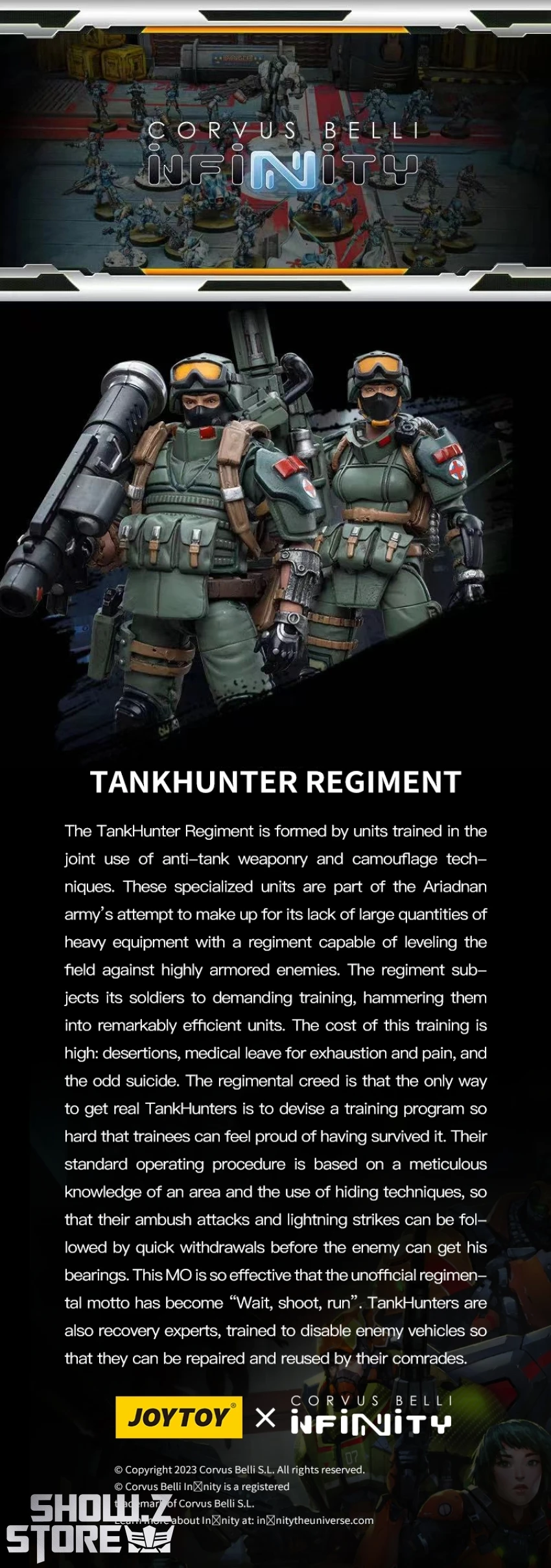 JoyToy & Infinity 1/18 Ariadna Tankhunter Regiment 2 JoyToy & Infinity 1/18 Ariadna Tankhunter Regiment 2 -Show.Z Store cb23db93cd