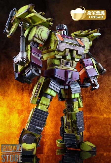 Jinbao Oversized Devastator Battle Damaged Version Full Set of 6 Gravity Builder Jinbao Oversized Devastator Battle Damaged Version Full Set Of 6 Gravity Builder -Show.Z Store cd7a9d9edd