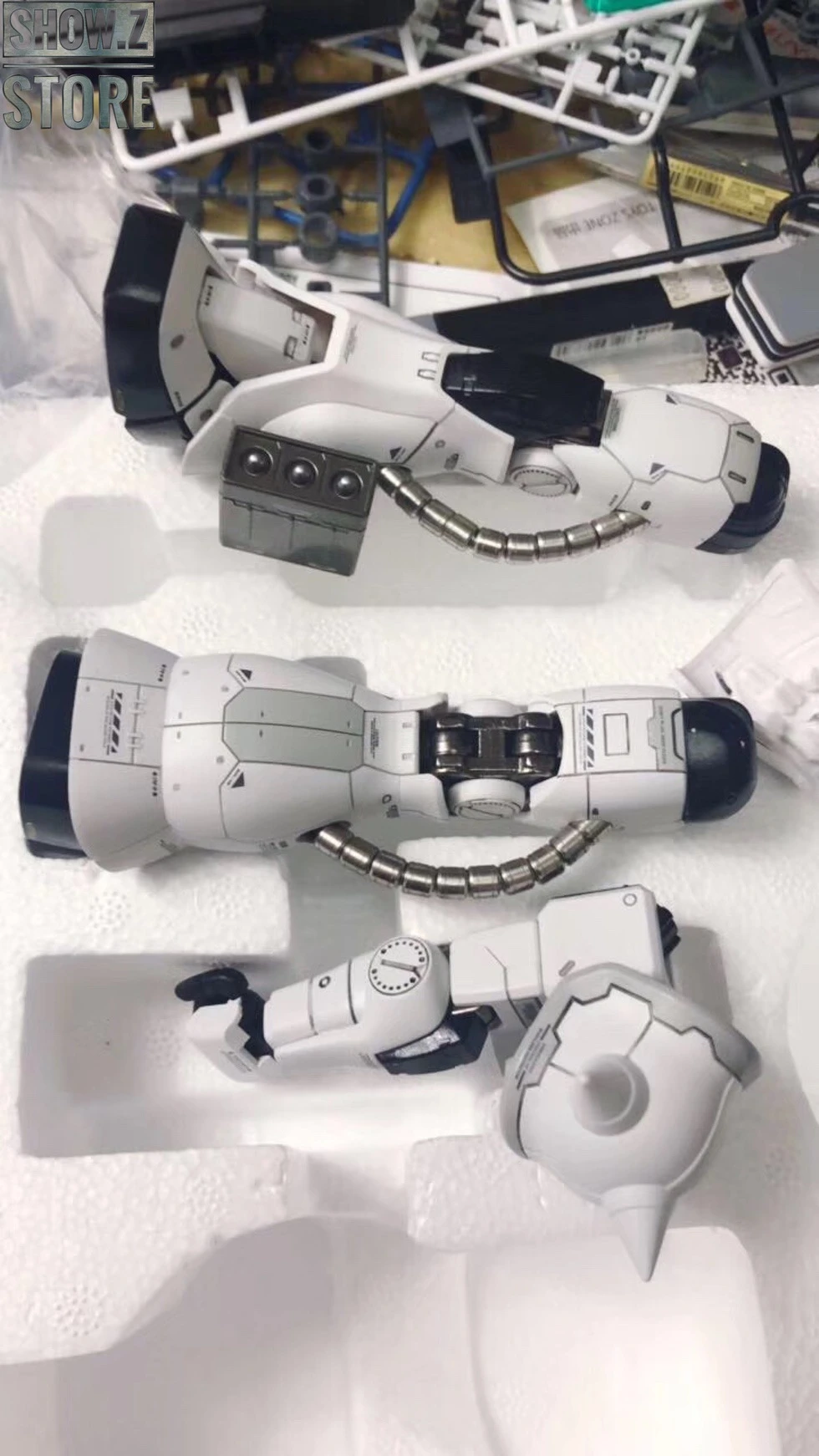 Metal Soldier MS 1/100 MS-06J MS06J Zaku II White Ogre Gundam Mobile Suit Metal Soldier MS 1/100 MS-06J MS06J Zaku II White Ogre Gundam Mobile Suit -Show.Z Store ce4b4f045d