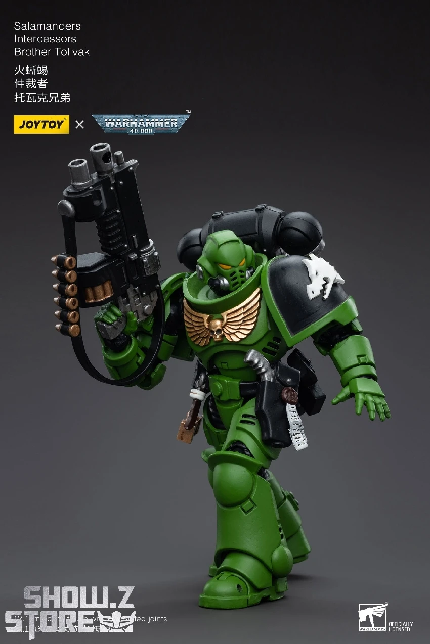 JoyToy Source 1/18 Warhammer 40K Salamanders Intercessors Brother Tol'vak JoyToy Source 1/18 Warhammer 40K Salamanders Intercessors Brother Tol'vak -Show.Z Store d75a083f30