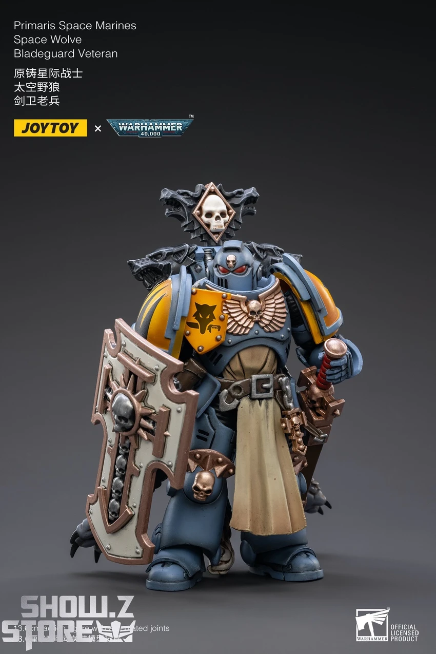 JoyToy Source 1/18 Warhammer 40K Space Wolves Bladeguard Veteran JoyToy Source 1/18 Warhammer 40K Space Wolves Bladeguard Veteran -Show.Z Store dabe1ea02d