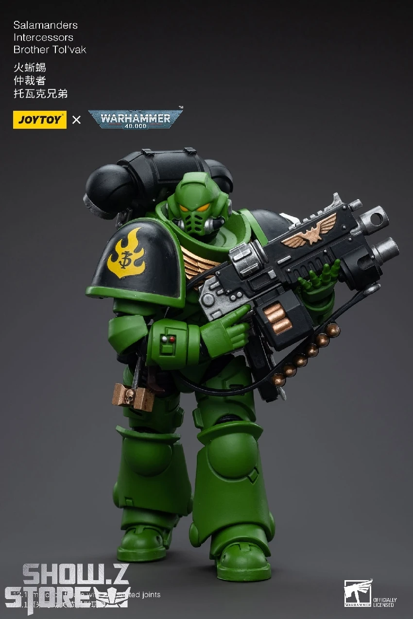 JoyToy Source 1/18 Warhammer 40K Salamanders Intercessors Brother Tol'vak JoyToy Source 1/18 Warhammer 40K Salamanders Intercessors Brother Tol'vak -Show.Z Store dbb9df6a5c