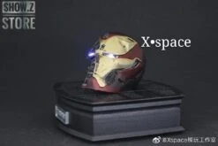 X-Space Studio 1/6 Iron Man MK50 Battle Damaged Helmet /w LED -Show.Z Store e248b300ba