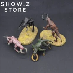 Rihio Multiabyss Alien Beast Series 1/60 Set Of 4 Figures W/ 2 Bases