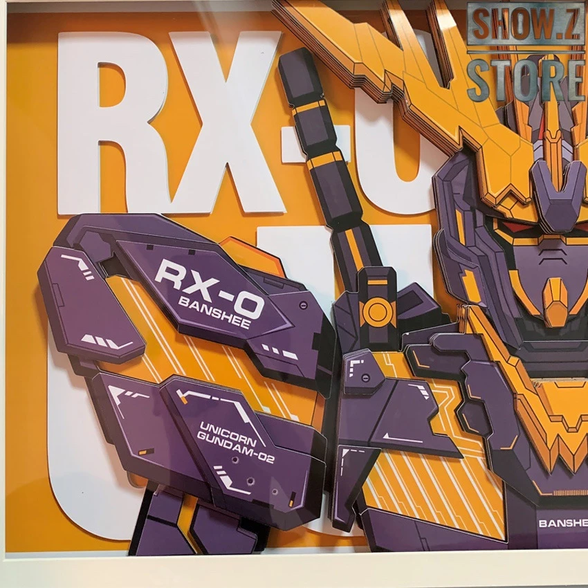 ChenFu Studio RX-0 Unicorn Gundam 02 Banshee 3D Wall Art Decoration Picture ChenFu Studio RX-0 Unicorn Gundam 02 Banshee 3D Wall Art Decoration Picture -Show.Z Store e97c46cf8a