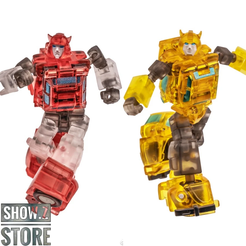NewAge H25T Herbie Bumblebee & H26T Vanishing Point Cliffjumper Clear Version Set of 2 NewAge H25T Herbie Bumblebee & H26T Vanishing Point Cliffjumper Clear Version Set Of 2 -Show.Z Store f59c57e807