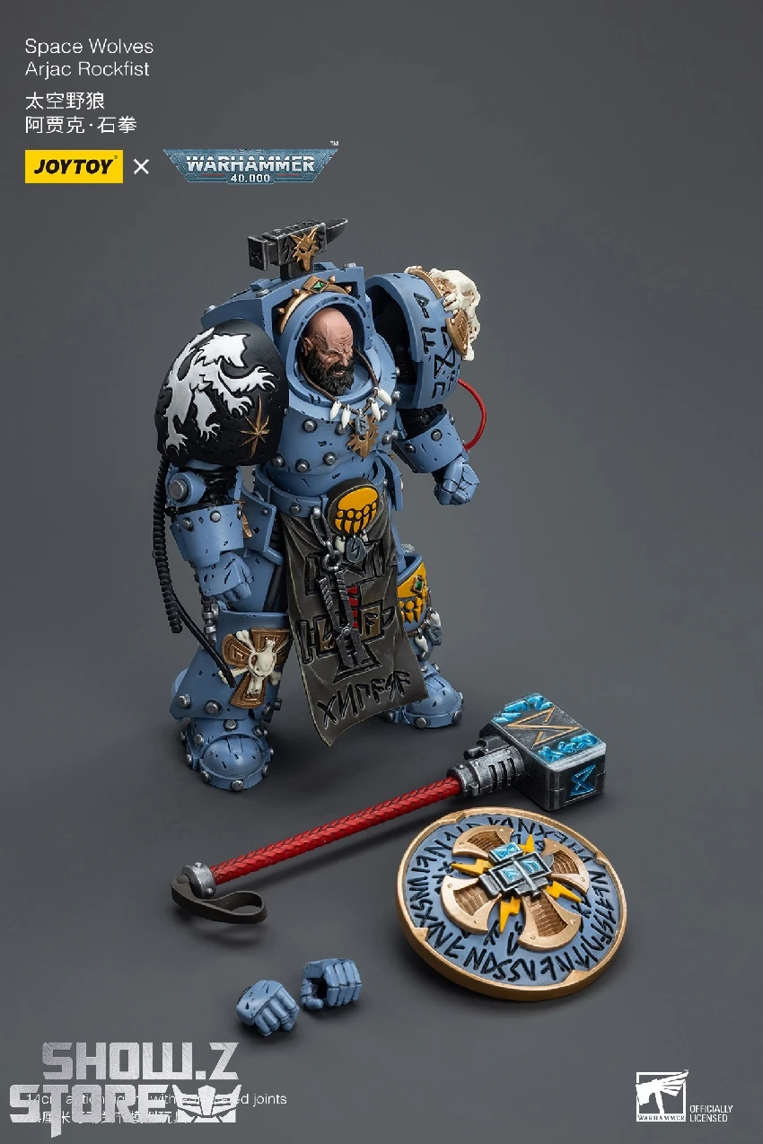 JoyToy Source 1/18 Warhammer 40K Space Wolves Arjac Rockfist JoyToy Source 1/18 Warhammer 40K Space Wolves Arjac Rockfist -Show.Z Store f82bdbed36