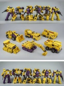 Toyworld TW-C07B Constructor Devastator Yellow Set Of 6 -Show.Z Store fbb7f81a59