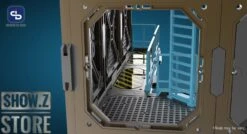 FreshRetro 1/18 1/24 SIB04 Scene In Box Fortifications-B Model Kit -Show.Z Store fbb95d157e